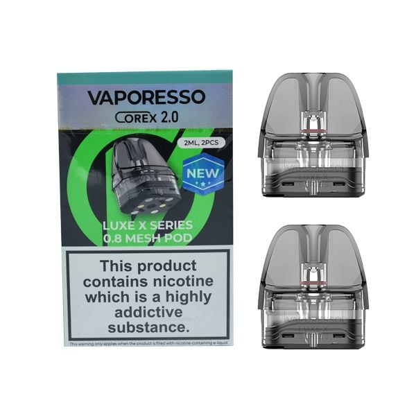 Vaporesso Luxe X Corex 2 Pods 2 Pack 2ml 0.8 Ohms