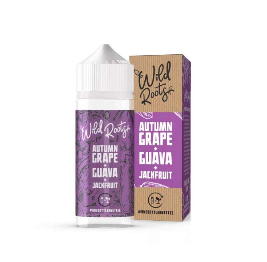 Autumn Grape, Guava & Jackfruit Shortfill E-liquid by Wild Roots 100ml