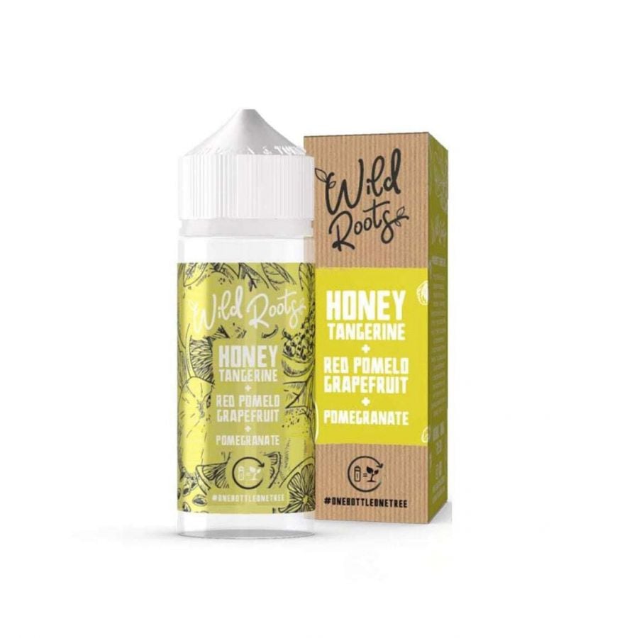 Honey Tangerine, Red Pomelo Grapefruit & Pomegranate Shortfill E-liquid by Wild Roots 100ml