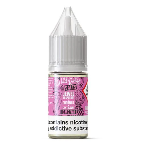 Jewel Raspberry, Coconut & Cantaloupe Nic Salt E-liquid by Wild Roots 10ml