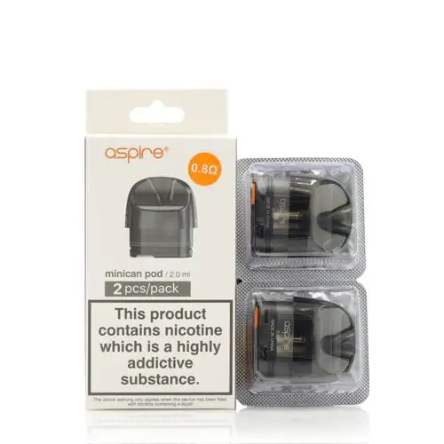 Aspire Minican Plus Pods 2ml replacement pods 0.8ohm