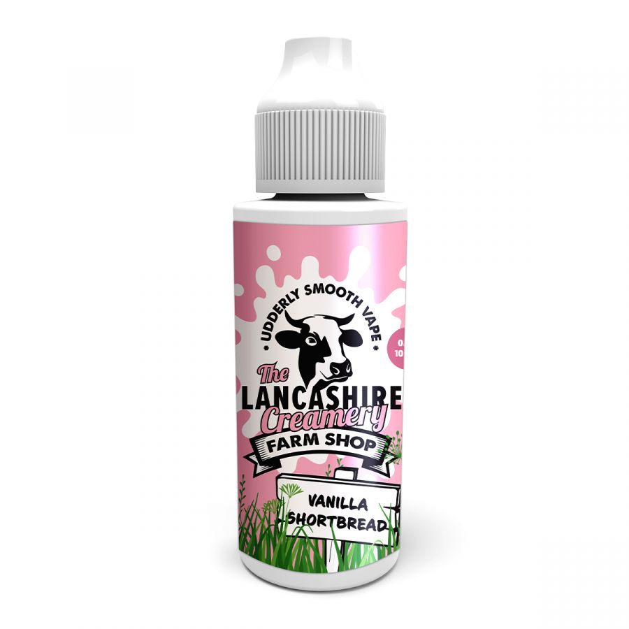 Vanilla Shortbread Shortfill E-liquid by The Lancashire Creamery Farm Shop 100ml