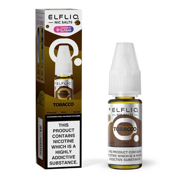Elfliq Elf Bar Nic Salt E-Liquid 10ml Cream Tobacco