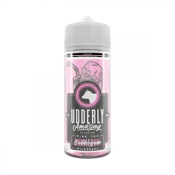 Bubblegum Milkshake Shortfill E-liquid by Udderly Amazing 100ml